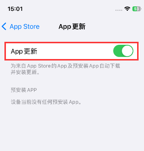都江堰苹果15维修中心如何让iPhone15APP自动更新