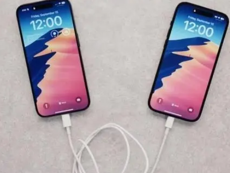都江堰苹果15维修店分享iPhone15可以给安卓充电吗 
